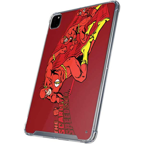 DC Comics The Flash Classic Art in Sequence Running pose iPad Pro 12.9in (2020) Clear Case